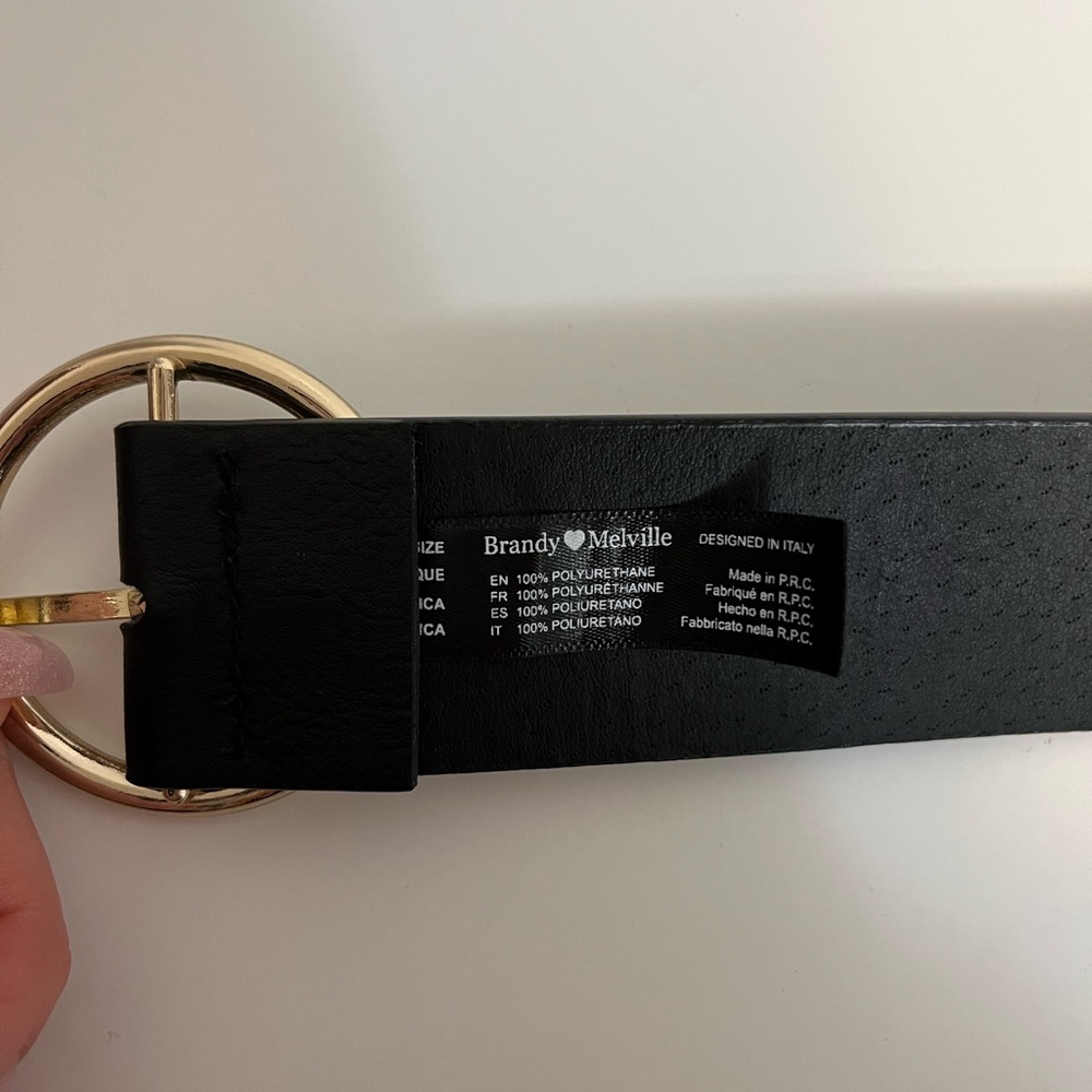 Black Belt Gold Buckle - Picture 3 of 3